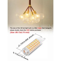 Ziomitus G9 Led Bulbs 75W 80W 100W T4 Clear Halogen Equivalent,1000Lm,3000K Soft Warm White,Ac120V G9 8W Bi-Pin Led Corn Light Bulb For Chandelier Pendant Wall Ceiling Ligting,Non-Flicker,5Pack