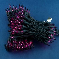 Sweet Shine 200 Count Purple Christmas Lights Pack Of 2 Strands 100 Count 33 Ft Black Wire Ul Listed Halloween String Light Pu