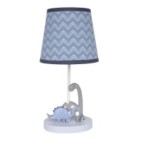 Bedtime Originals Roar Lamp With Shade Bulb Blue