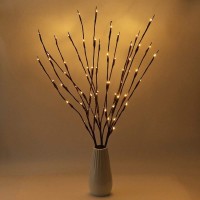 Led Branch Lights Battery Powered,Warm White Lighted Twig Branches Decorative Lights Willow Twig Lighted Branch For Home Holiday Party Decoration