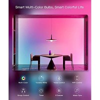 Treatlife Smart Light Bulbs, Ul Certified Wifi Bluetooth Color Changing Light Bulb, A19 Smart Bulb Works With Alexa & Google Home, 60W Equivalent 800 Lumen, For Smart Home Lighting