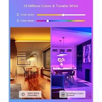 Treatlife Smart Light Bulbs, Ul Certified Wifi Bluetooth Color Changing Light Bulb, A19 Smart Bulb Works With Alexa & Google Home, 60W Equivalent 800 Lumen, For Smart Home Lighting