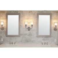 Xinbei Lighting Sconces Wall Lighting, 2 Light Bathroom Vanity Wall Light With Clear Glass, Brushed Nickle Finish Xb-W1210-2-Bn