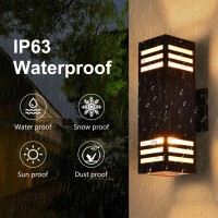 Housen Solutions Outdoor Wall Lights, Modern Porch Lights Ip63 Waterproof Outdoor Light Fixture, Oil Rubbed Bronze Aluminum Exterior Light Fixture, Outdoor Lights For House Garage