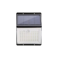 Solar Lights 88 Leds Wall Lamps Outdoor 120 Motion Sensor Sound Control Lightings 270Illumination Ip65 Waterproof W/ 2.5M Extend Wire For Garage Garden Front Door