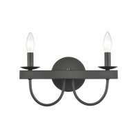 Williamson 2-Light Vanity Light In Black