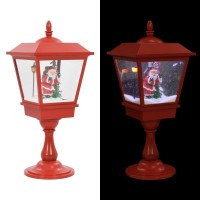 Shining throughout the day and sparkling during the night our beautiful pedestal lamp with distinctively crafted snowfalling design will brighten up your Christmas festival This statement piece will add a welcoming touch of holiday spirit to your home and