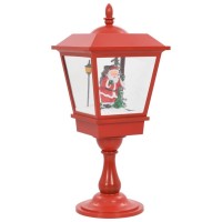 Shining throughout the day and sparkling during the night our beautiful pedestal lamp with distinctively crafted snowfalling design will brighten up your Christmas festival This statement piece will add a welcoming touch of holiday spirit to your home and