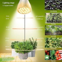 Milyn 2 Pack Led Grow Light Bulb 30W Full Spectrum Plant Light Bulb Warm Led Grow Lights For Indoor Plants Vegetables Flowers