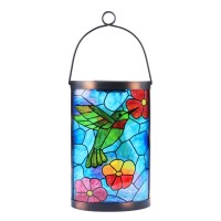 Hanging Solar Lantern Outdoor Decorative Waterproof Led Solar Hummingbird Lights Tabletop Lamp For Outdoor Patio Garden