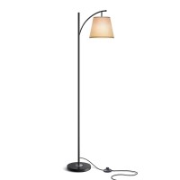 Lepower Floor Lamp For Living Room, Standing Reading Light With Arc Hanging Lampshade, Modern Design Tall Pole Lamp For Office, Farmhouse, Bedroom And Nursery, E26 Lamp Base