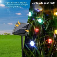 Joomer Solar Christmas Lights, 105Ft 300 Led 8 Modes Solar String Lights Waterproof Fairy Tree Lights For Garden, Patio, Fence, Balcony, Outdoors (Multicolor)