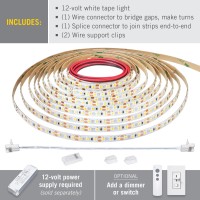 Armacost Lighting 143210 Ribbon Flex Pro Tape Light 120 Ledsm Soft Bright White 3000K 82 Ft Professional Grade Led Strip Lig