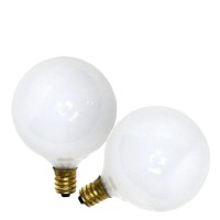 Syl40W Wh Globe 2Pk Size 2Pk