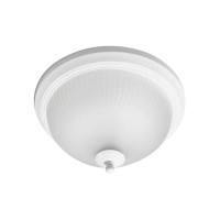 Euri Lighting 70-Watt Matte White Integrated Led Flush Mount (2-Pack)