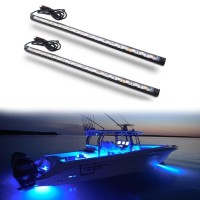 Boaton Marine Boat Led Navigation Lights, Night Fishing Lights, No Drilling Install Deck Lights Courtesy Lights Interior Lights For Pontoon Boat Bass Boat Jon Boat Jet Ski Kayak