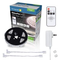 Armacost Lighting 421500 Ribbon Flex Home Warm White Led Tape Light Kit With Remote, 16 Ft, 3000K