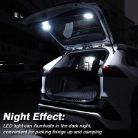 Features 1The LED ligts are off when the tailgate is closed it is on when the tailgate is opened 2Night effect LED light can illuminate in the dark night convenient for picking things up and camping 3Touch sensing The light can be turned off manually and 