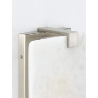 Progress Lighting Led Alabaster Stone Brushed Nickel Ada Wall Sconce 8.50X8.00X8.00