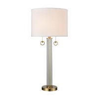 Cannery Row 2-Light Table Lamp In Glass