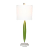 Elegant Designs Needle Stick Table Lamp, Green