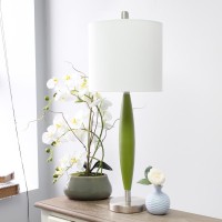 Elegant Designs Needle Stick Table Lamp, Green