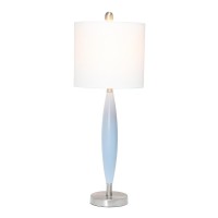 Elegant Designs Needle Stick Table Lamp, Blue