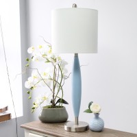 Elegant Designs Needle Stick Table Lamp, Blue