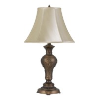 100W Cavan aluminum casted table lamp with softback faux silk shade beautiful fabric shade make soft glow and will create a warm and cozy atmosphere for your room