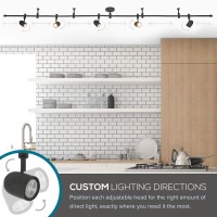 Catalina Lighting 96 Track Ceiling Light Oil Rubbed Bronze Transitional 5Light Led Flex Track Bulb Included For Kitchen