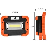 Aain Portable Led Work Light 1500Lumens, Rechargeable Work Lighting Cob Flood Lights, Job Site Lighting, Super Bright Waterproof Worklights For Outdoor Camping, Car Repairing, Emergency Sos