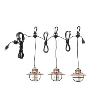 Barebones Edison Pendant String Lights - Forest Lantern, Lantern, And Railroad Lantern - Formal Outdoor String Lights Edison And String Lanterns (Copper)