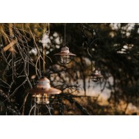 Barebones Edison Pendant String Lights - Forest Lantern, Lantern, And Railroad Lantern - Formal Outdoor String Lights Edison And String Lanterns (Copper)