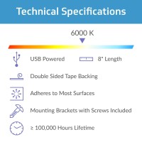 Truecolor Usbpowered Led Light Bar With Frosted Cover For Under Cabinet Under Monitor Tv Backlight Easyinstall Adhesive