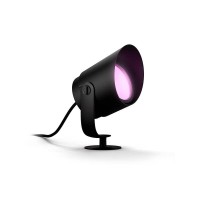 Philips Hue White & Color Ambiance Lily Xl Outdoor Smart Spot Light Base Kit (Hue Hub Required), 1 Spot Light + Mounting Kit, Works With Alexa