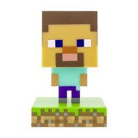 Minecraft Steve Icon Light Collectible Figure Officially Licensed Minecraft Bedroom Decor