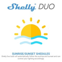 Shelly Duo E26 | Wi-Fi Operated Bulb With Dimming And Power Measurement | Home Automation |Ios Android App |Alexa And Google Home Compatible Elegant Design And Colour Temperature Regulation (1 Pack)