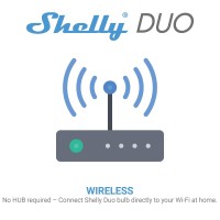 Shelly Duo E26 | Wi-Fi Operated Bulb With Dimming And Power Measurement | Home Automation |Ios Android App |Alexa And Google Home Compatible Elegant Design And Colour Temperature Regulation (1 Pack)