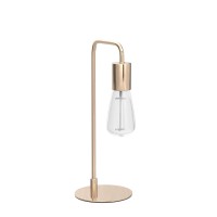 Js Nova Juns Edison Table Lamp Industrial Desk Lamps Set Of 2 Small Gold Metal Lamp Suit For Bedside Nighstand Dressers Coffee