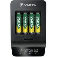 Varta Chargeur Smart Pour Batteries Rechargeables Aa/Aaa Inclus Port Usb/4 Batteries Aa 2100 Mah