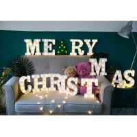 Mumuxi Marquee Light Up Letters | Large Light Up Numbers | Battery Powered And Bright With Every Letter Of The Alphabet | For Wedding, Birthday, Party, Celebration, Christmas Or Home Decoration (M)