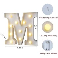 Mumuxi Marquee Light Up Letters | Large Light Up Numbers | Battery Powered And Bright With Every Letter Of The Alphabet | For Wedding, Birthday, Party, Celebration, Christmas Or Home Decoration (M)