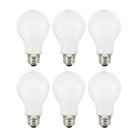 Sylvania Led Truwave Natural Series A21 Light Bulb, 100W Equivalent, Efficient 15W, Dimmable, 1600 Lumens, Frosted Finish, 5000K, Daylight - 6 Pack (40811)