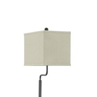 This modern piece of furniture is a great mix of two different concepts which are dcor and utility This metal constructed tray lamp has both the features of a stand and lamp for usage which saves up the space