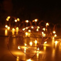 Oakhaomie 6 Pack 10Ft3M Led Starry String Lights 30 Micro Leds On Copper Wire 2Pcs Cr2032 Batteries Required And Included For