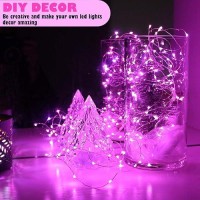 6Pack 7Feet Starry String Lights Fairy String Lights 20 Micro Starry Leds On Silvery Copper Wire 2Pcs Cr2032 Batteries Includ