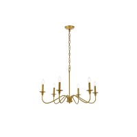 Rohan 30 Inch Chandelier In Brass