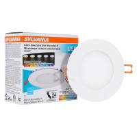 Sylvania Led 4 Slim Microdisk Junction Box Recessed Downlight Kit 13W Dimmable 5 Cct Color Select 2700K 3000K 3500K