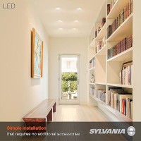 Sylvania Led 4 Slim Microdisk Junction Box Recessed Downlight Kit 13W Dimmable 5 Cct Color Select 2700K 3000K 3500K