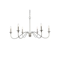 Rohan 42 Inch Chandelier In Polished Nickel